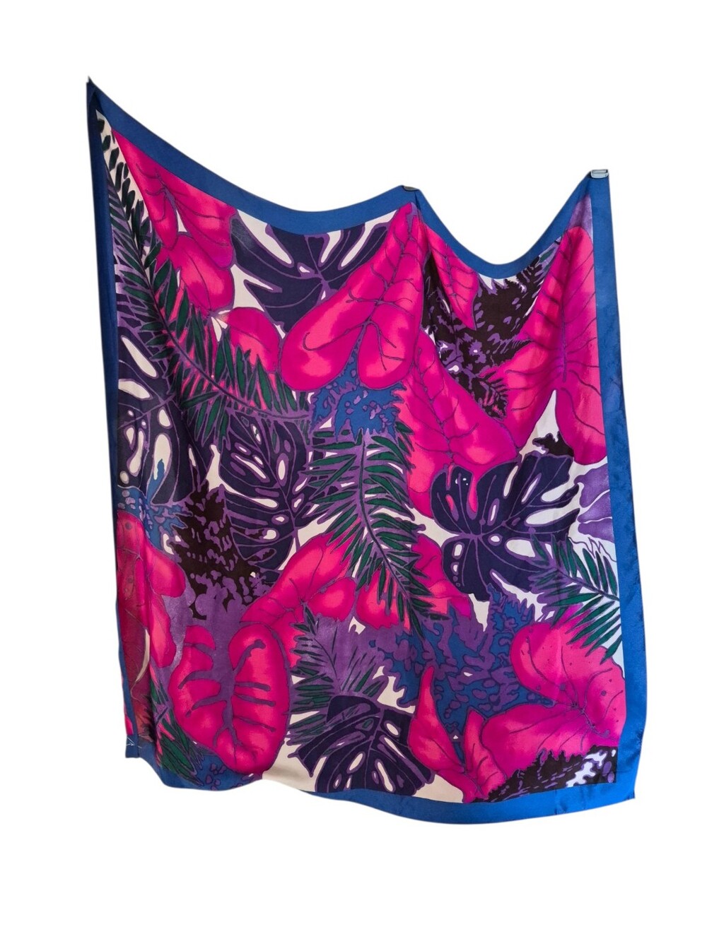 Anne Klein Vintage 100% Silk Scarf -     O7